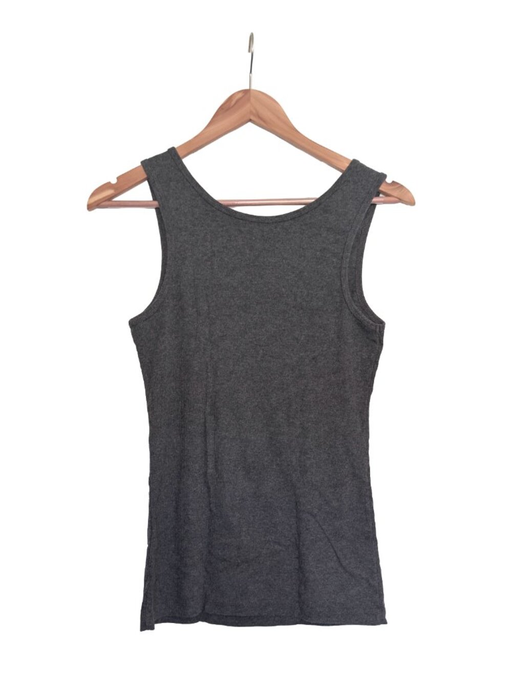 Everlast Basic Gray Ribbed Tank Size Large - Picture 3 of 3